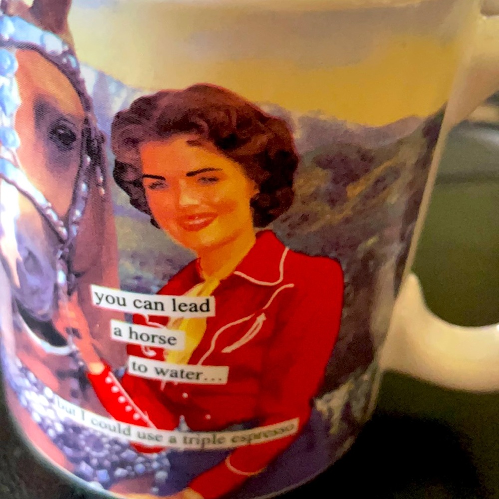 Mug  I could use a triple expression…!